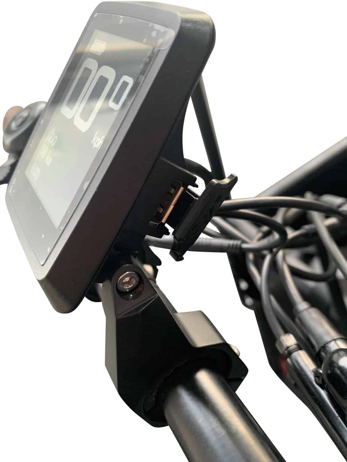 Displayet på Fyrtøjet el-ladcykel fra EventyrCykler