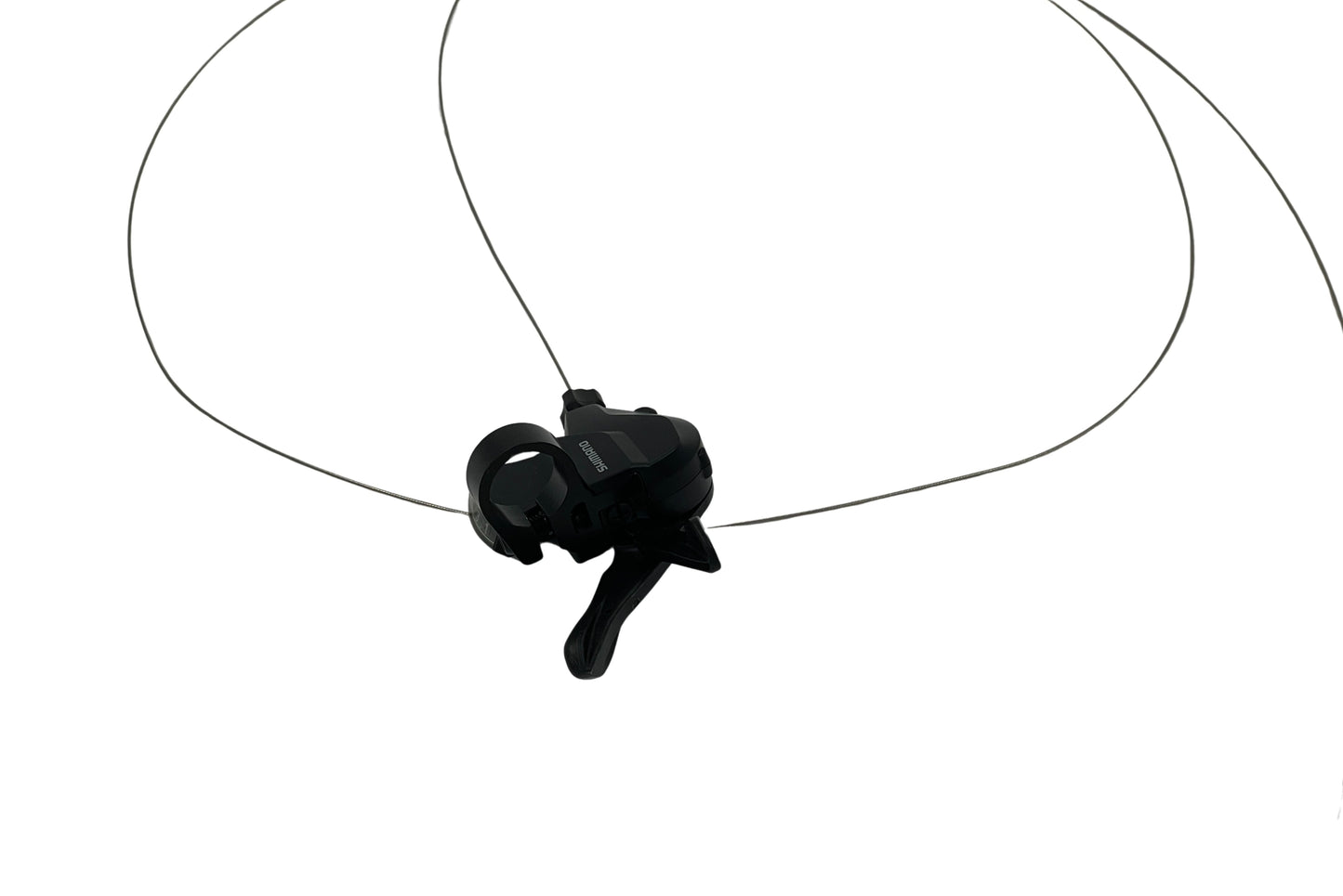 Sort Shimano gearskifter med kabel
