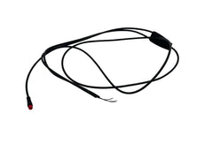 Sort powerkabel til Tommelise el-ladcykel fra EventyrCykler