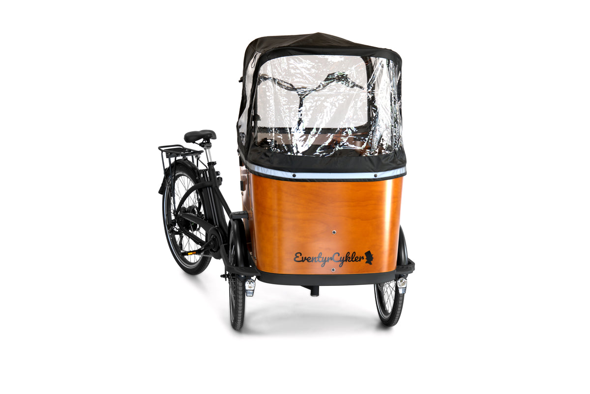 Tommelise ladcykel fra EventyrCykler fra forsiden med kaleche