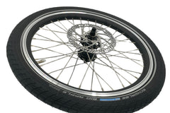 20'' komplet forhjul til Tommelise el-ladcykel fra EventyrCykler