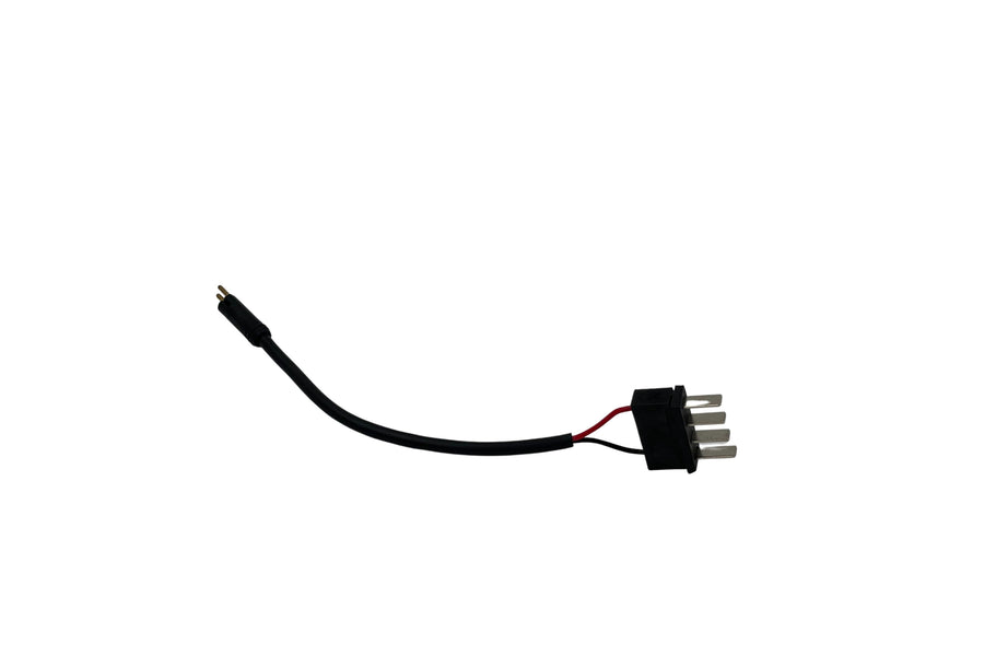 Sort powerkabel til Tommelise el-ladcykel fra EventyrCykler