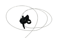 Sort Shimano gearskifter til ladcykler med kabel