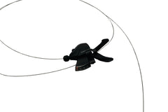 Sort Shimano gearskifter til ladcykel med kabel