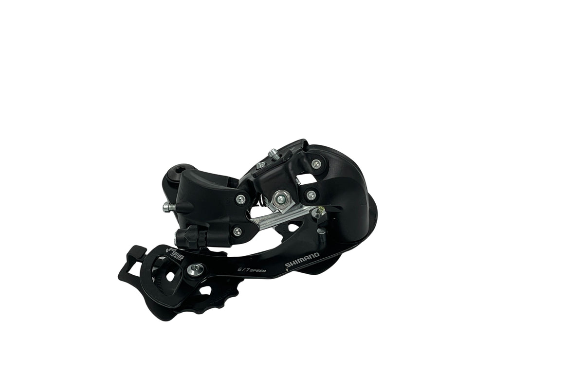 Sort Shimano bagskifter til ladcykel